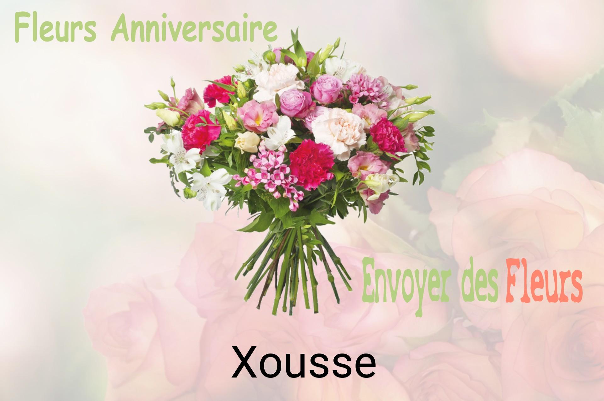 Bouquet de fleurs d’anniversaire livré à Xousse